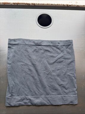 Seamless Gray Bandeau Tube Top - Unbranded